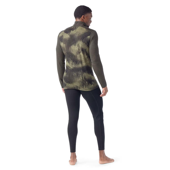 Smartwool Men's Classic Thermal Merino Base Layer 1/4 Zip Boxed North Woods Foggy Pines - Comor - Go Play Outside