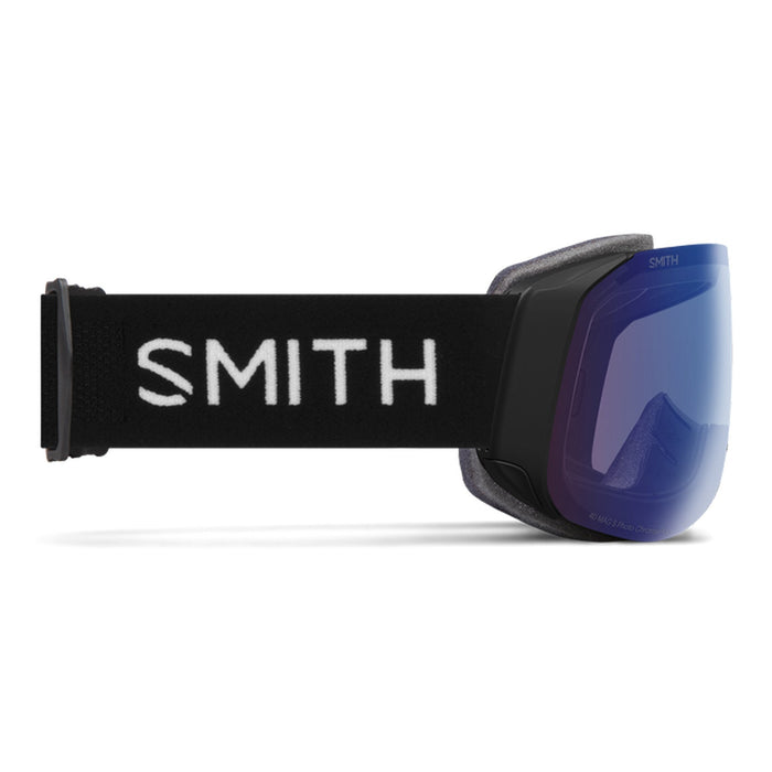 Smith 4D Mag S Low Bridge Fit Goggles Black/ChromaPop Photochromic Rose Flash + ChromaPop Storm Blue Sensor Mirror - Comor