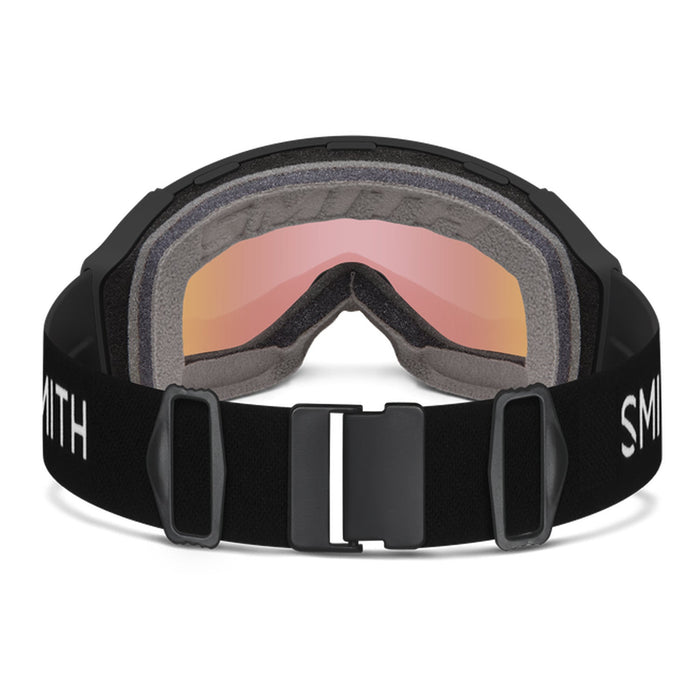 Smith 4D Mag S Low Bridge Fit Goggles Black/ChromaPop Photochromic Rose Flash + ChromaPop Storm Blue Sensor Mirror - Comor
