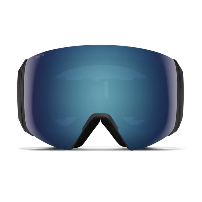 Smith 4D Mag XL Low Bridge Fit Goggles Black/ChromaPop Sun Blue Mirror + Chromapop Storm Blue Sensor Mirror - Comor