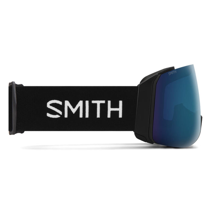 Smith 4D Mag XL Low Bridge Fit Goggles Black/ChromaPop Sun Blue Mirror + Chromapop Storm Blue Sensor Mirror - Comor