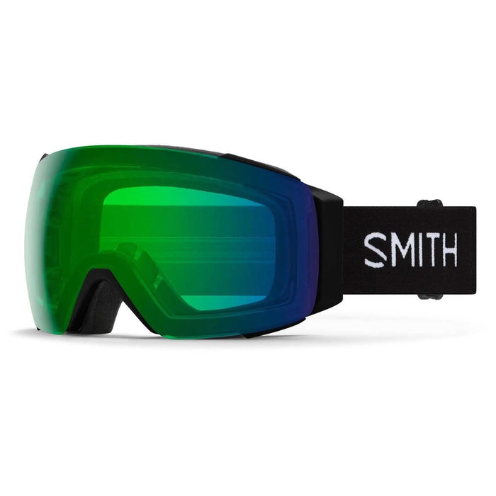 Smith I/O Mag Low Bridge Fit Goggles Black/ChromaPop Everyday Green Mirror + Chromapop Storm Blue Sensor Mirror - Comor