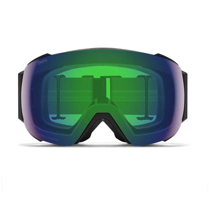 Smith I/O Mag Low Bridge Fit Goggles Black/ChromaPop Everyday Green Mirror + Chromapop Storm Blue Sensor Mirror - Comor