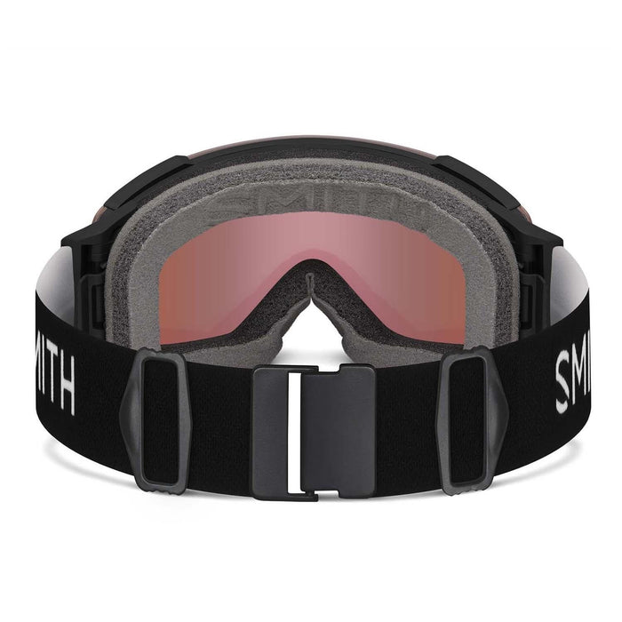 Smith I/O Mag Low Bridge Fit Goggles Black/ChromaPop Everyday Green Mirror + Chromapop Storm Blue Sensor Mirror - Comor