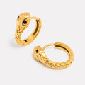 Snake Earrings Closeup
