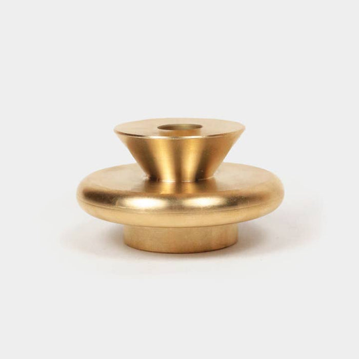 Solid Brass Thin Taper Candle Holder