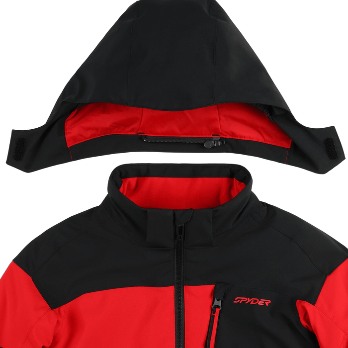Spyder Kids Leader Jacket 2026 Spyder Red - Comor - Go Play Outside