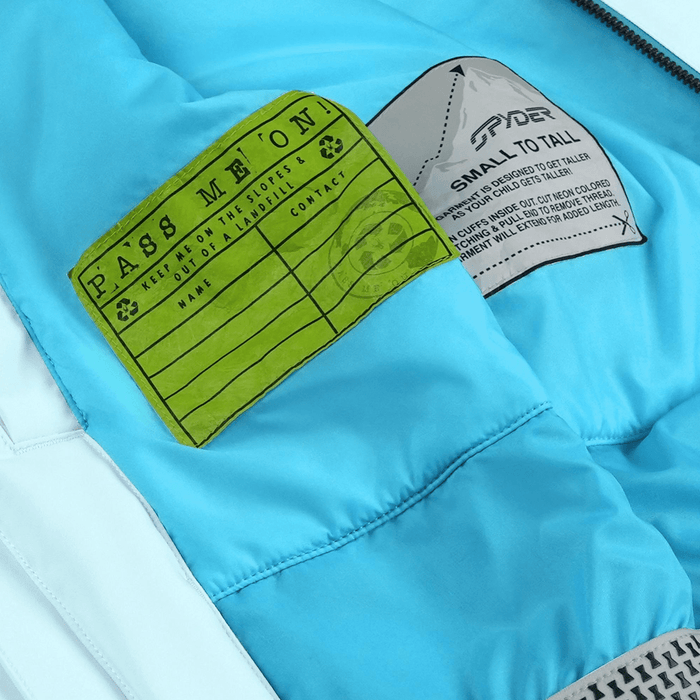 Spyder Kids Lola Jacket 2026 Crystal Blue - Comor - Go Play Outside