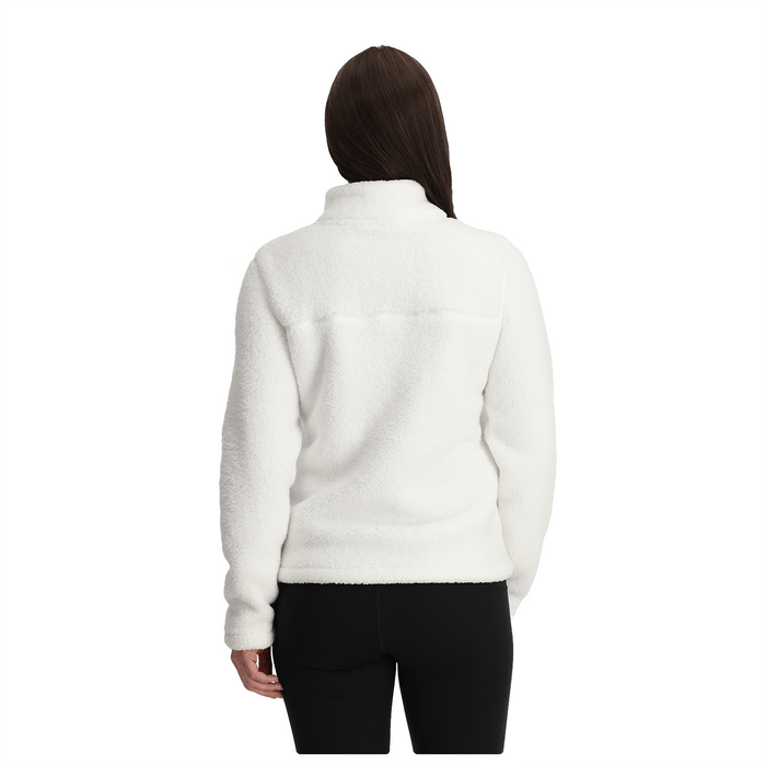 Spyder Women's Slope High Pile Fleece Jacket 2025 White - Comor - Go Play Outside