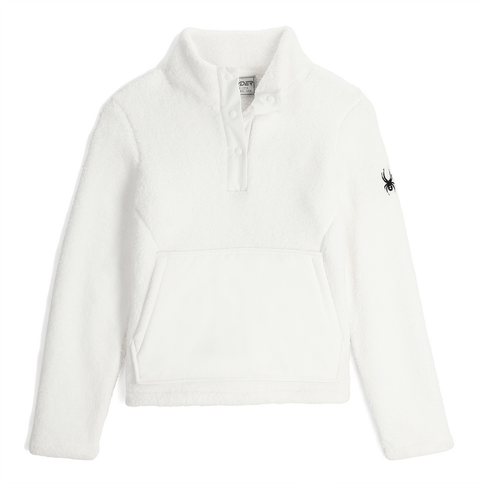 Spyder Women's Slope High Pile Fleece Jacket 2025 White - Comor - Go Play Outside