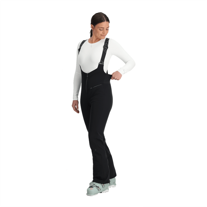 Spyder Women's Strutt Bib Softshell Pant 2026 Black - Comor - Go Play Outside