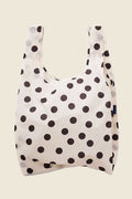 Standard Baggu, Cream & Black Polka Dots