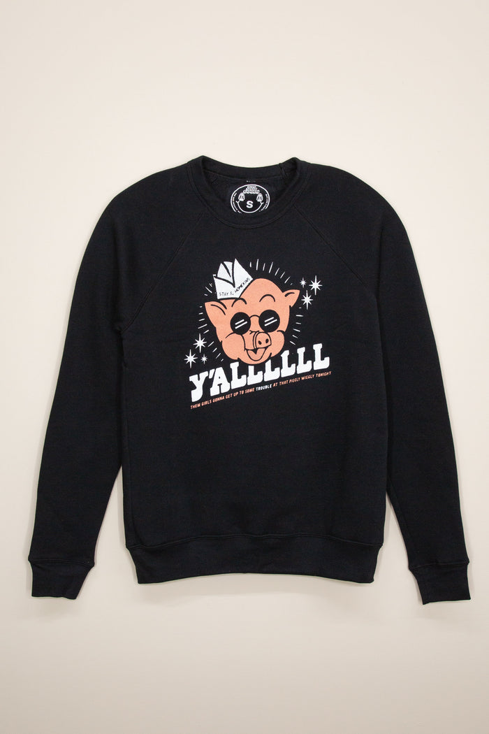 stay f. homekins: trouble sweatshirt