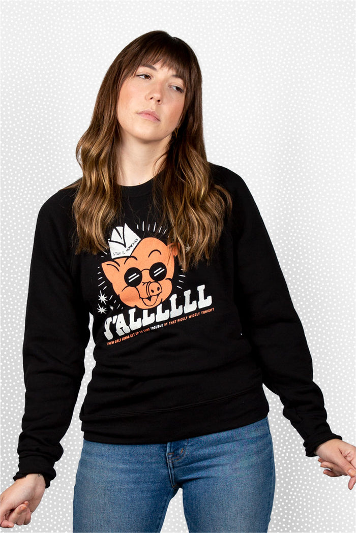 stay f. homekins: trouble sweatshirt