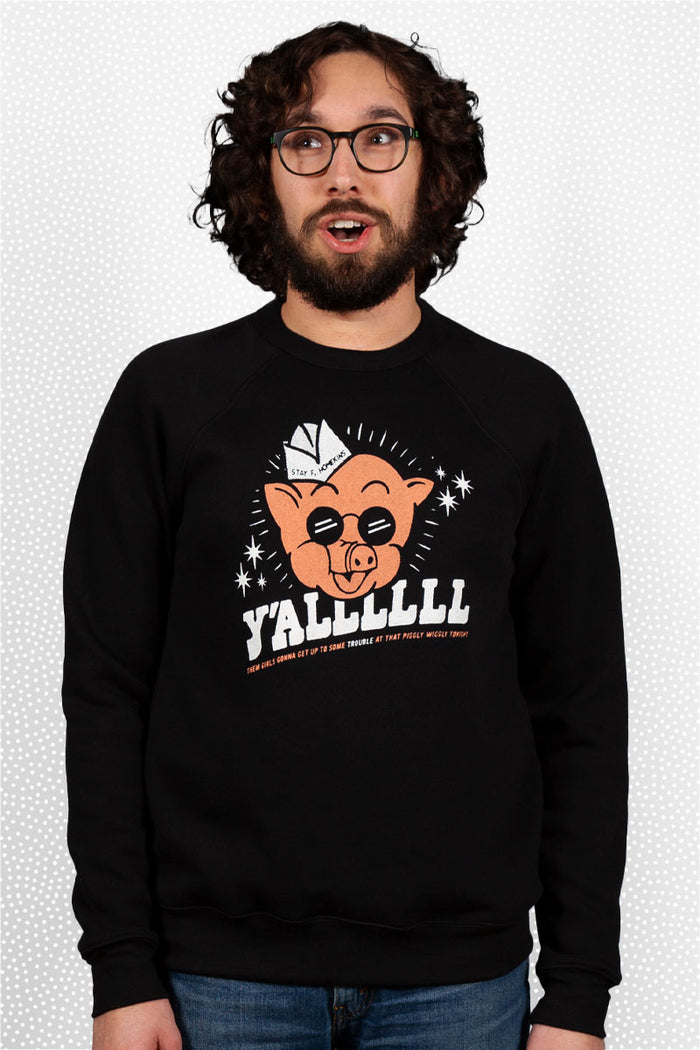 stay f. homekins: trouble sweatshirt