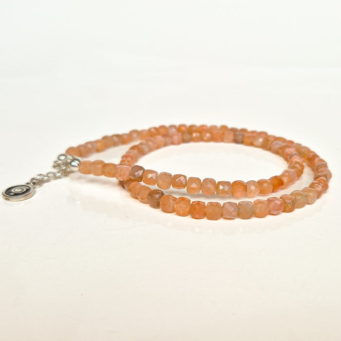 Sun Stone Silver 925 Necklace for Women "Joy and Success"