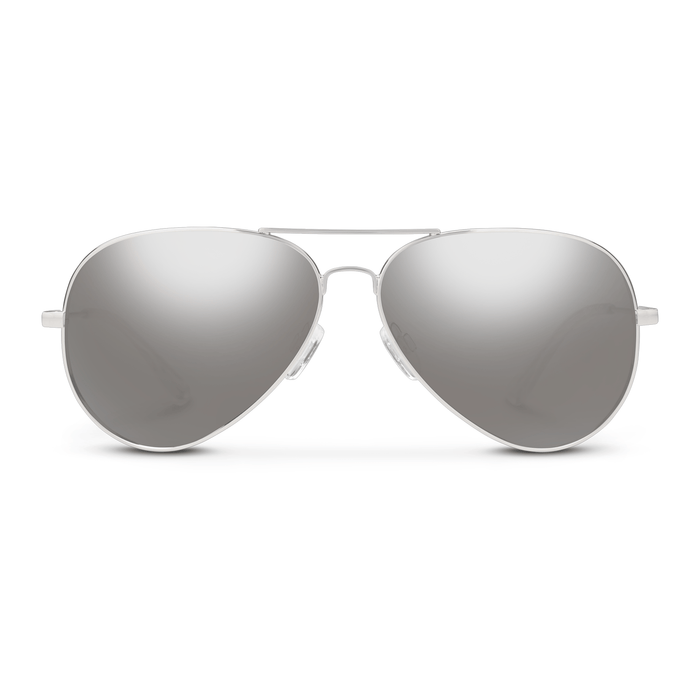 Suncloud Hard Deck Sunglasses Silver/Polarized Silver Mirror - Comor - Go Play Outside