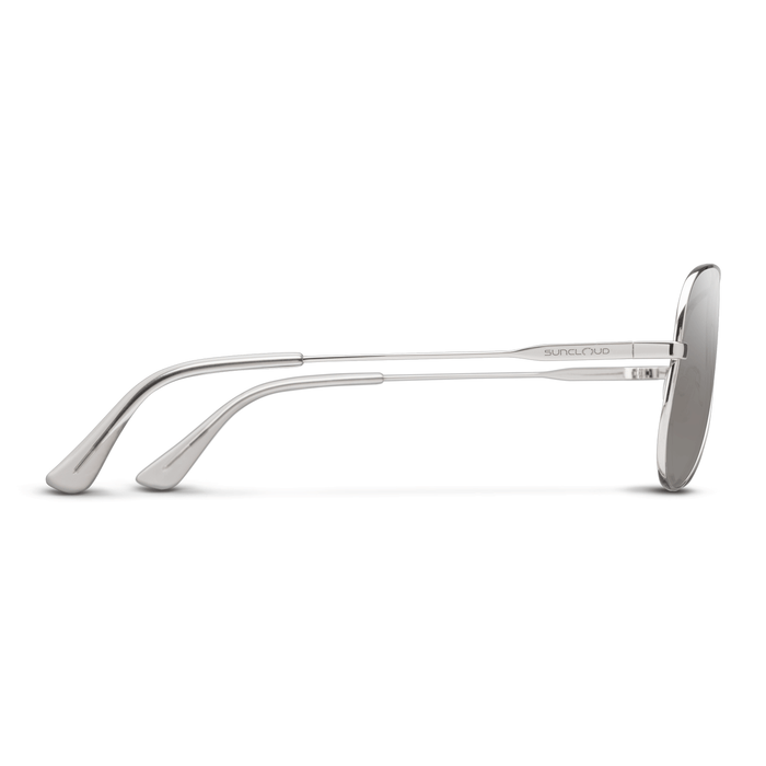 Suncloud Hard Deck Sunglasses Silver/Polarized Silver Mirror - Comor - Go Play Outside