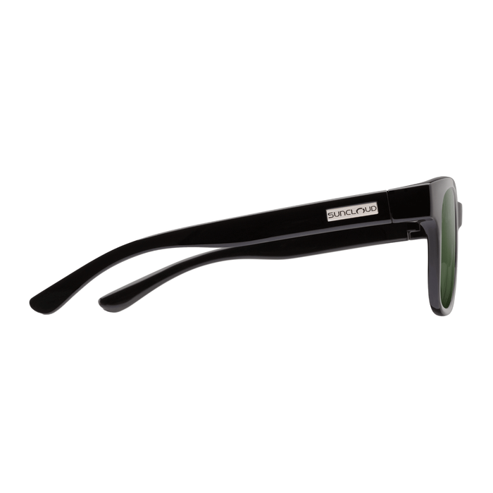 Suncloud Leeway Sunglasses Black/Polarized Gray Green - Comor - Go Play Outside