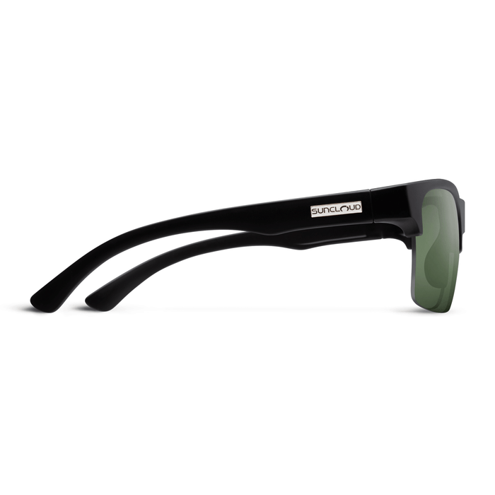 Suncloud Rambler Lite Sunglasses Matte Black/Polarized Gray Green - Comor - Go Play Outside