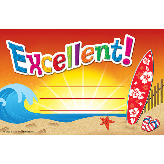 Teacher Created Resources Surfs Up! Excellent! Awards (TCR 5355)