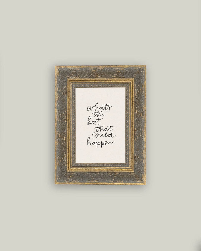 The Best That Could Happen Framed Antique Art