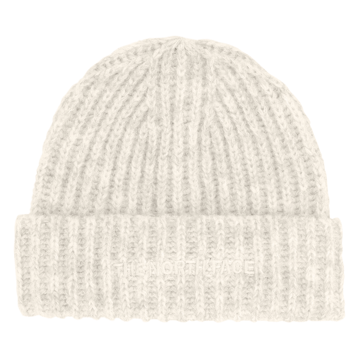 The North Face Fohair Cabin Beanie White Dune - Comor - Go Play Outside