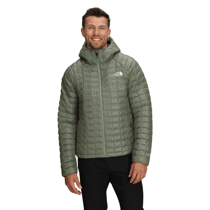 The North Face Men's Thermoball Hooded Jacket 2026 Bark Mist - Comor - Go Play Outside