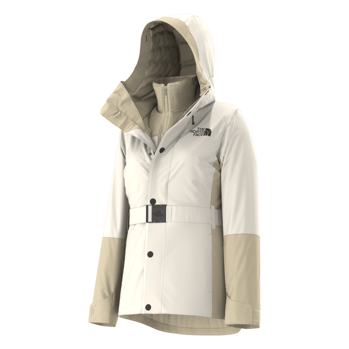 The North Face Women's Genepi Triclimate Jacket 2025 White Dune/Gravel - Comor - Go Play Outside