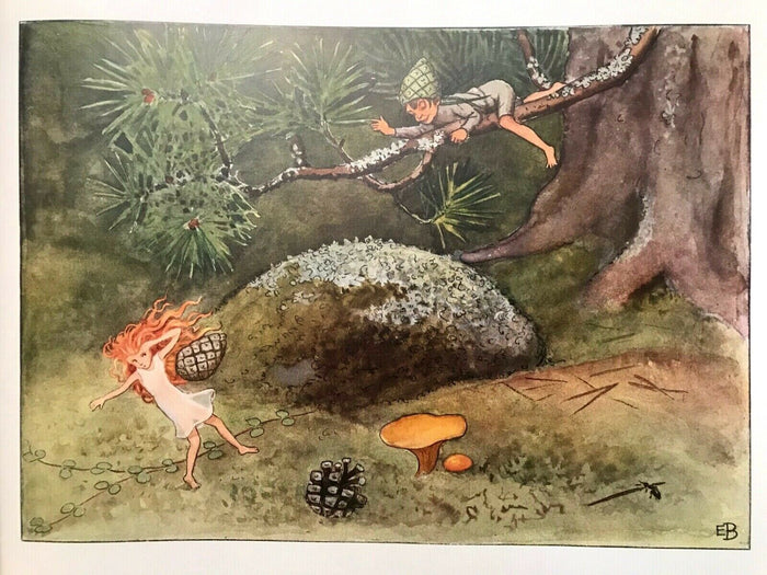 THE SUN-EGG - Elsa Beskow, RARE 1st Ed 1933 ILLUSTRATED CHILDREN'S FAIRIES ELVES