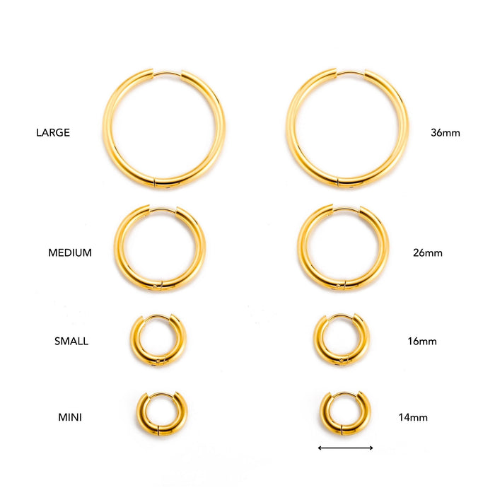 Bold Simple Hoops