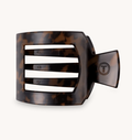 Tortoise Large Flat Square Hair Clip