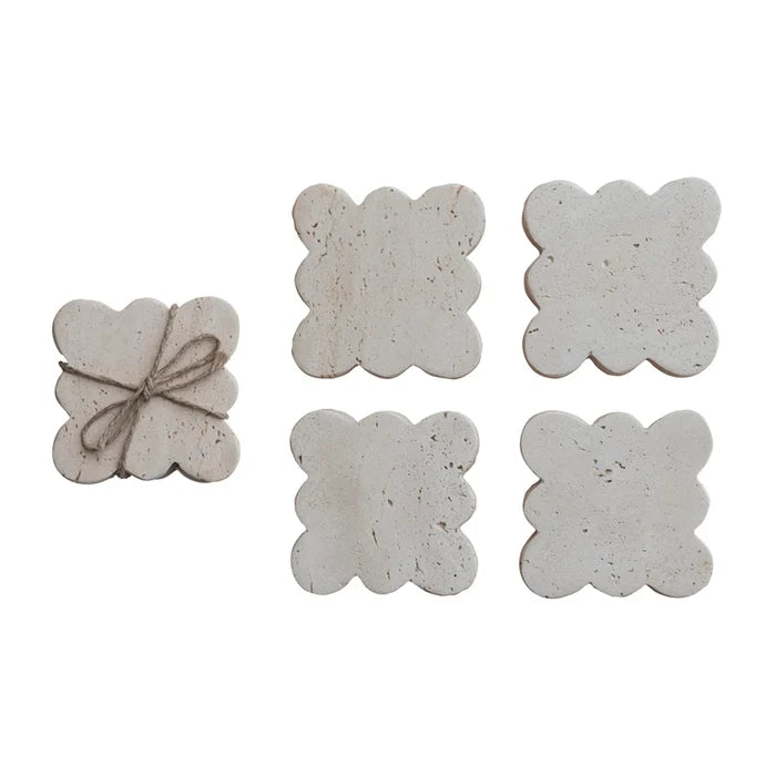 Travertine Coasters