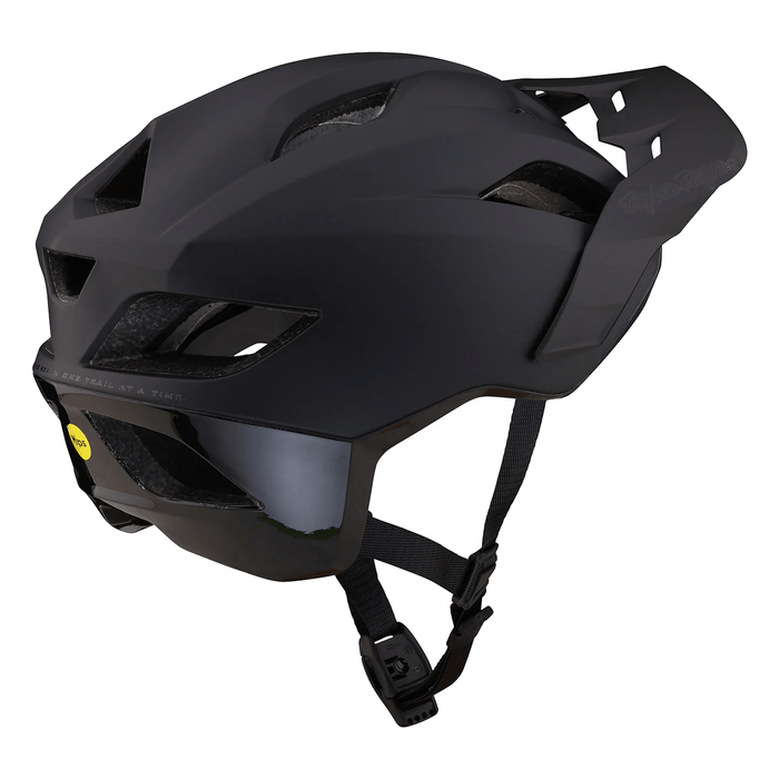 Troy Lee Designs Flowline SE MIPS Helmet Stealth Black - Comor - Go Play Outside