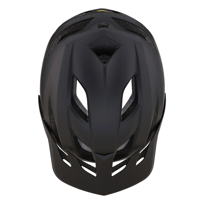 Troy Lee Designs Flowline SE MIPS Helmet Stealth Black - Comor - Go Play Outside