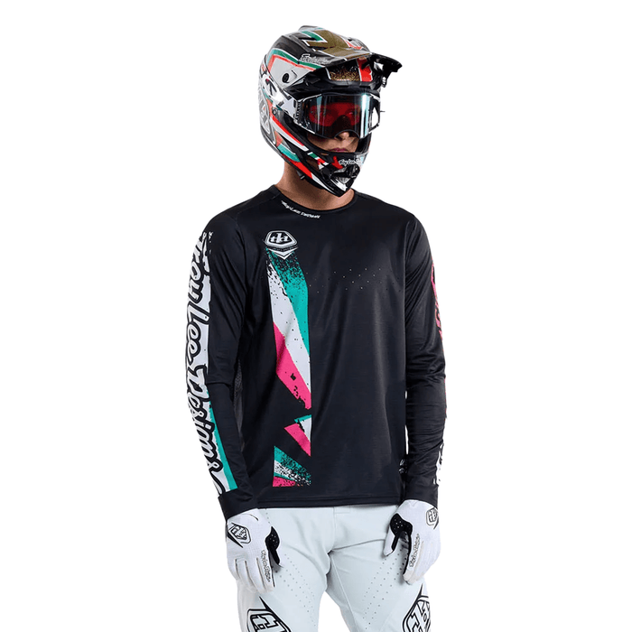Troy Lee Designs Sprint Jersey Full Pull Black - Comor - Go Play Outside