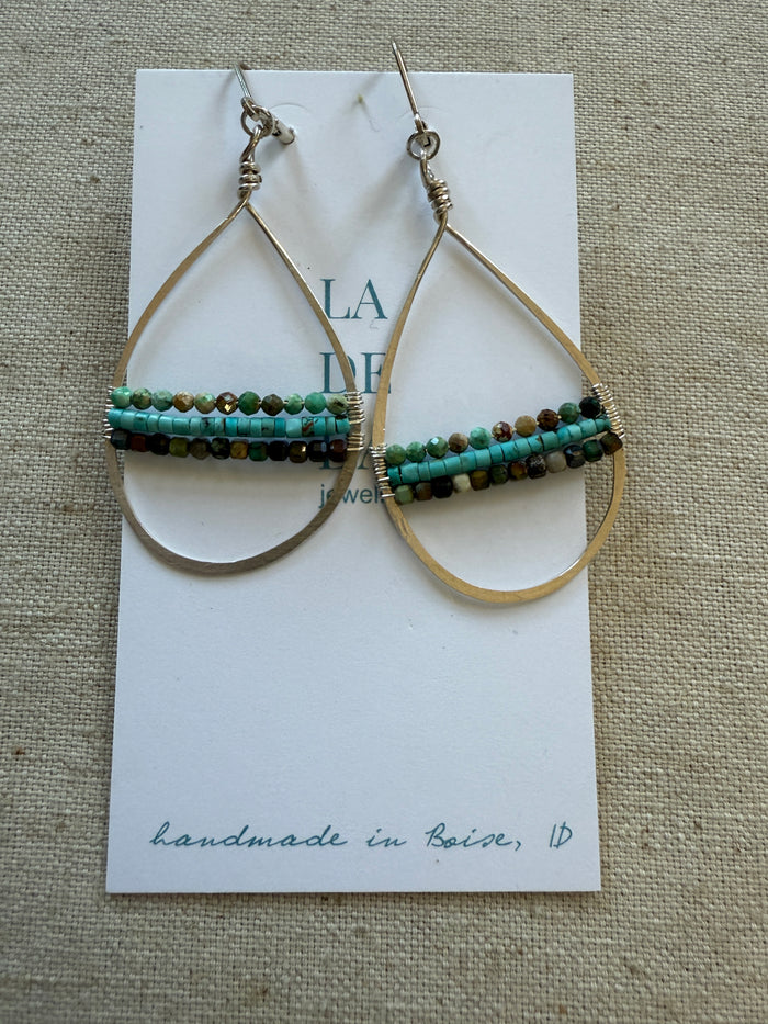 Turquoise Layers Earrings