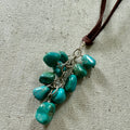 Turquoise & Leather Necklace