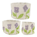 Violet Fabric Planter