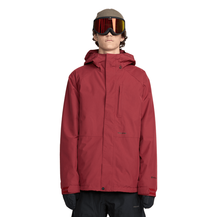 Volcom Men's Dua Gore - tex Jacket 2026 Burnt Red - Comor - Go Play Outside