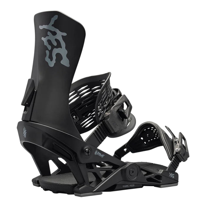 Yes Men's Drive Snowboard Bindings 2025 Black - Comor - Go Play Outside